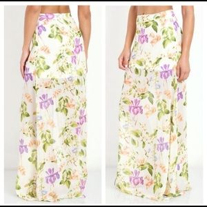 Show Me Your Mumu Flower Printed Maxi Skirt